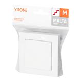 Łącznik podtynkowy schodowy Malta, 10A, 250V, WP-5M, biały FMS-102/W ORNO