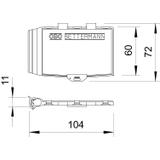 PCS-H, UCHWYT KARTY MAGNET.PCS-H 10 SZT