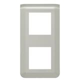 Mosaic - Ramka 2x2 Modułowa Pionowa - Aluminium 079322L LEGRAND