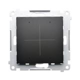 Simon 54 Elektroniczny łącznik/przycisk 4-krotny do sterowania 4 obwodami czarny