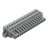 Gniazdo MCS‑MIDI Classic 15‑biegunowe szare raster 5mm 231‑115/027‑000 /25szt./ WAGO
