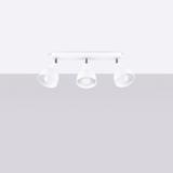 Plafon ELBA 3 biały