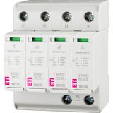 Ogranicznik przepięć T2 (C) - bez prądu upływu TEC SM T2 300/20 3+1 002440754 ETI