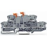 TOPJOBS złączka 2-piętrowa 2,5 mm2 rozłączalna szara