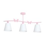 Milagro plafon Alice Pink 3xE14 różowy MLP979