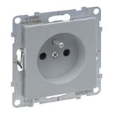 Suno Gniazdo Pojedyncze Z Uziemieniem 2P+Z - 16A 250 V Zaciski Automatyczne Aluminium 721381 LEGRAND