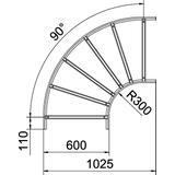 SLB 90 1160R3 FT Łuk 90°