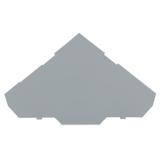 ścianka końcowa szara