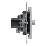 SUNO - Gniazdo TV typ  F  - końcowe - 1.5 dB, Aluminium, Legrand