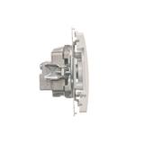 Simon Basic Gniazdo antenowe R-TV zakończeniowe do gniazd przelotowych 1x wejście: 5–862 MHz biały