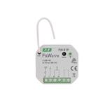 Radiowy pojedyńczy przekaźnik bistabilny - montaż PDT 85-265V AC/DC FW-R1P F&F