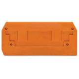 ścianka końcowa pomarańczowa