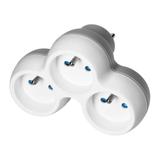 Rozgałęźnik 3x2P+Z biało-szary OR-AE-13239 ORNO