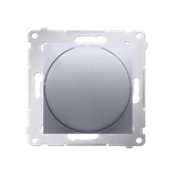 Simon 54 Ściemniacz obrotowy do LED ściemnialnych 230V 2–250 W srebrny mat. Maksymalna ilość zródeł