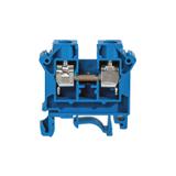 ZSG1-10.0Nn ,  Złączka szynowa gwintowa, seria NOWA, 10,0 mm2, TS 32,35, 1 tor, niebieski