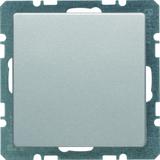 BERKER Q.x Zaślepka z płytką czołową bez pazurków rozporowych aluminium aksamit lakierowana 10096084