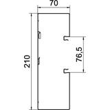 GS-A70210RW, Kanał podparapetowy 70X210 CZ.B.