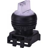 EGS3I-SS-W - Napęd pokrętny piórkiem 3 położeniowy, z powrotem, podświetlany -Opal