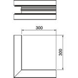 GA-DA90210EL, Naroże zewnętrzne 2-komorowe