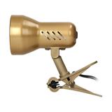 Dalla lampa biurkowa z klipsem 40W E27 stal + tworzywo złota DL-10/C ORNO