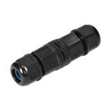 Konektor kablowy prosty z szybkozłączką IP68, 2x4mm2, 400V/20A