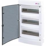 Rozdzielnica podtynkowa 3x12 drzwi transparentne ECM36PT-s 001101076 ETI