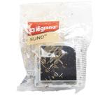 SUNO - Przycisk pojedynczy z podświetleniem - 6 A - 250 V~ - zaciski automatyczne, Czarny, Legrand