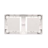 puszki instal. Puszka natynkowa płytka (31mm) podwójna biały