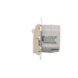 Simon 54 Oprawa oświetleniowa LED z czujnikiem ruchu 14V DC 0.78 W białe neutralne 4000 K kremowy