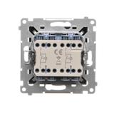 Simon 55 Przycisk zwierny podwójny zwierny bez piktogramu – osobne podświetlenie dla każdego klawisz