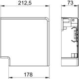 GK-FH70170LGR, Naroże płaskie