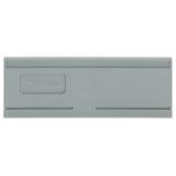 ścianka rozdzielająca szara