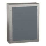 Spacial Obudowa wisząca ze stali nierdzewnej S3X IP66 304L, drzwi transparentne 1000x800x300mm