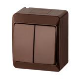 ŁNT HERMES świecznikowy IP44 brąz