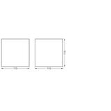 SMART WIFI ORBISW WOOD 110X110 TW WD LEDVANCE