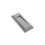 OPRAWA SCHODOWA LED SILVER PB, 1W, 45LM, AC220-240V, 50/60HZ, KĄT ŚWIECENIA 120*, IP65, PROSTOKĄT, C