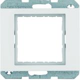 BERKER K.1 Zestaw adaptacyjny do modułów systo 45x45mm biały połysk 14407009 HAGER