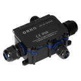 Puszka natynkowy HD IP68, 0,5-6,0mm2 ,2 dławnice M20, 2 dławnice M16, układ X OR-JB-13815/4X ORNO