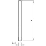 AF RD 10 V4A, Uziom prętowy