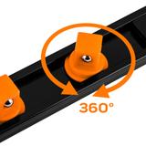 Uchwyty na nasadki 1/4", 3/8", 1/2" - zestaw 6 szt.