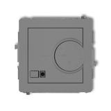 DECO Elektroniczny regulator temperatury z czujnikiem podpodłogowym szary mat 27DRT-1 KARLIK