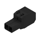 SVF 7.62HP/02/180G SN BK BX Wtyk PCB (złącze wiązki), 7.62 mm, Liczba biegunów: 2, PUSH IN /95szt./ 1060830000 WEIDMÜLLER