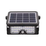 LUX LED 5W naświetlacz solarny z czujnikiem ruchu 500lm IP65 4000K 2x1500mAh czarny AD-SL-6108BLR4 O
