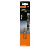 Wiertła do metalu HSS-Co 2.4 mm, 3 szt.