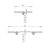 PZKZC500/3 Pokrywa z zamk. korytka 2,0 mm