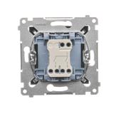 Simon 54 Łącznik świecznikowy 10A 250V szybkozłączka brąz mat DW5.01/46 KONTAKT