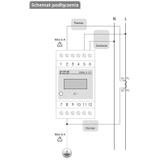 Cyfrowy wskaźnik wartości natężenia prądu jednofazowy pomiar półprośredni. Z programowaln F DMA-1-CT F&F