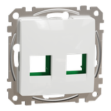 Sedna Design & Elements Płytka centralna SYSTIMAX kat. 5e/6 UTP biała SDD111443C SCHNEIDER