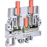 ESC-SCB.6/DD Złączka gwintowa pomiarowa rozłączalna (szara) 6 mm2