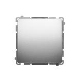 Simon Basic Przycisk dzwonek 16A z. śrub. satynowy